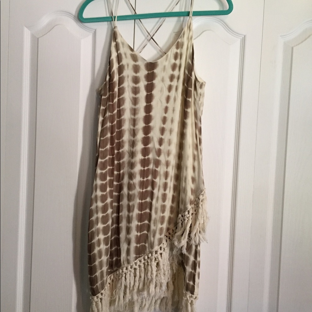 Tie dye dress SZ L NWOT